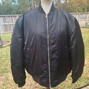 GAP Women's Black Bomber Jacket